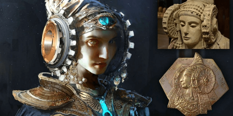 Is Lady of Elche With Mysterious Helmet A Descendant of Another Civilization?