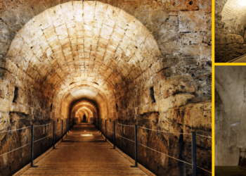 An ancient tunnel built by the Knights Templar was lost for 700 years, was discovered unexpectedly
