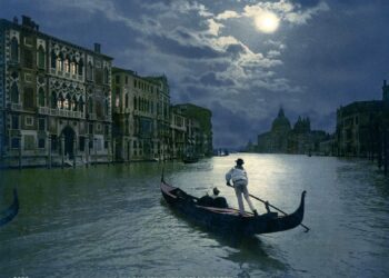 Venice in beautiful old color images, 1890