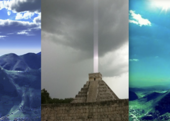 Bizarre Phenomenon: Pyramids Around the Planet Unexpectedly Beaming Energy Towards Strange Space Cloud