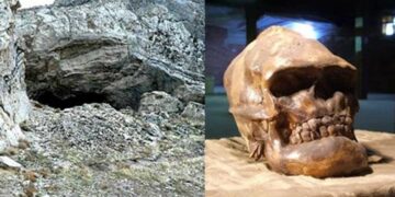 La cueva de Lovelock y los gigantes en Norte América