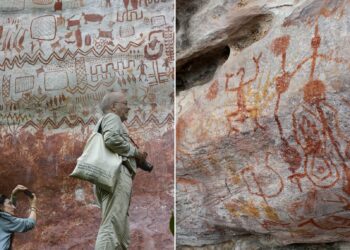 For 12500 Years Old Rock Paintings Found In Amazon Rainforest