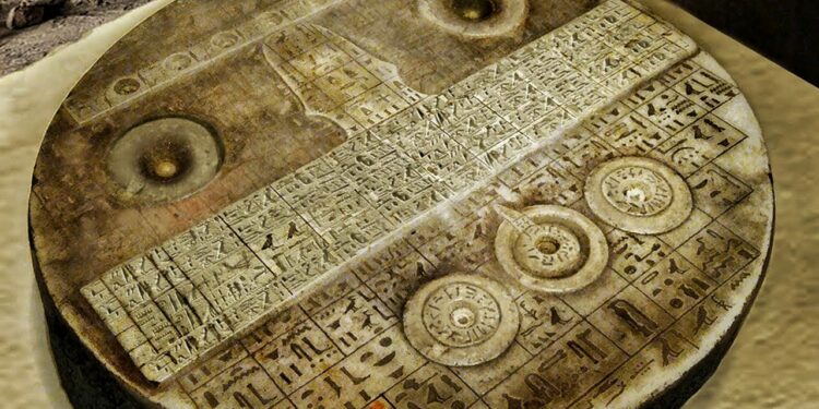 Forbidden Archeology: The Mysterious Egyptian Tablet That Is Similar To An Aircraft Control Panel