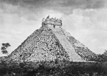 Vintage photos documenting the discovery of Maya ruins, 1880-1900