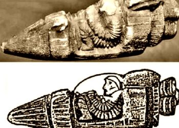 3000 Year Old Artifact Shows Ancient Astronaut Arrived In A Spaceship On Earth