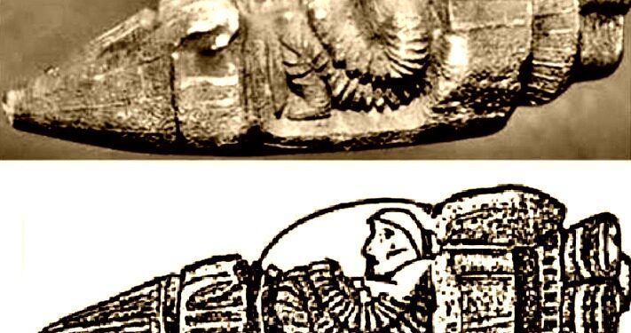3000 Year Old Artifact Shows Ancient Astronaut Arrived In A Spaceship On Earth