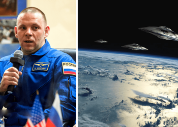 ISS Camera Filmed Thousands Of Alien Spaceships Evacuating From The Earth In 2020