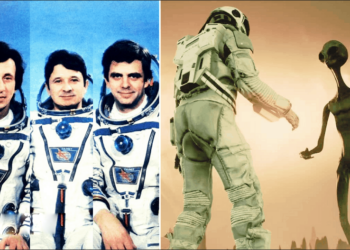 Russian Cosmonauts Saw 30-Meter Tall-Aliens Smiling At Them In Space During 1980 Flight Of Salyut-7