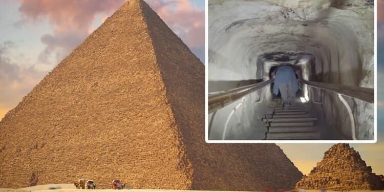 The Discovery Of A New Hidden Corridor In The Great Pyramid Of Giza