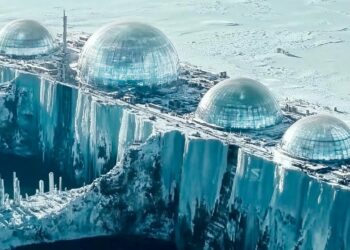 Drone Flew Over The Ice Wall Of Antartica, What Was Captured Terrifies The Whole World