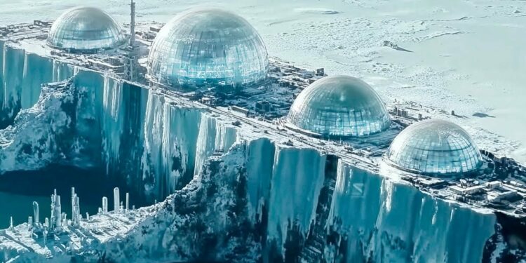 Drone Flew Over The Ice Wall Of Antartica, What Was Captured Terrifies The Whole World