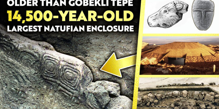 3,000 Years OLDER Than Göbekli Tepe: 14,500-Year-Old Largest Natufian Enclosure