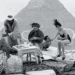 Egypt, 1938 Sun-bathing on top of the pyramids- much has changed in Egypt since then