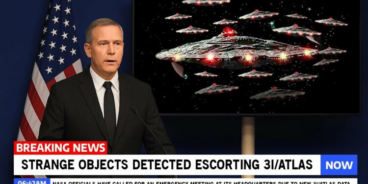 Shocking Admission: 9 Objects Are Following 3I/ATLAS Through the Solar System