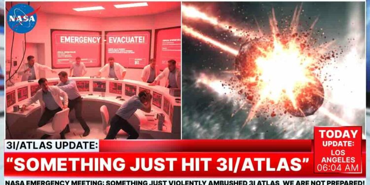 NASA Emergency Meeting: Something Just Violently Ambushed 3I Atlas, We Are Not Prepared!