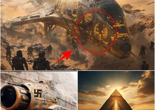 A thousand-year-old plane found buried under Egyptian sand with alien bodies surrounding it