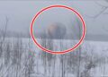 A giant sphere emitting glowing designs has been filmed in Russia—sparking claims of alien technology that could send hidden messages in plain sight.
