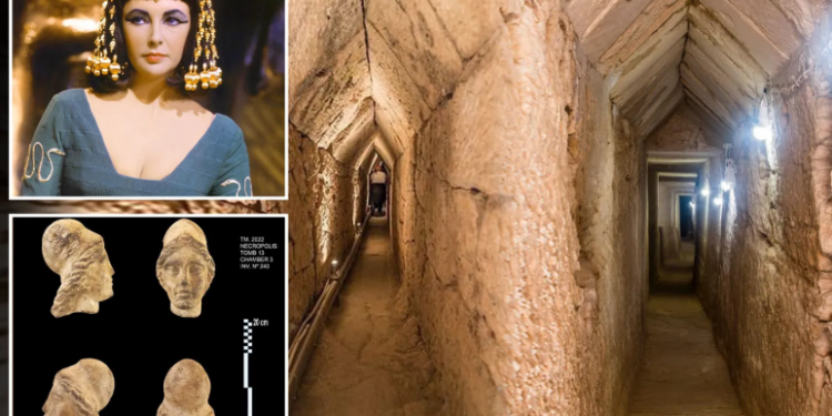 Egyptian researchers have uncovered an ancient tunnel that leads to the long-lost tomb of Cleopatra