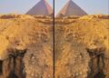 4,300-Year-Old Wall Painting Discovered Near the Great Pyramid of Giza