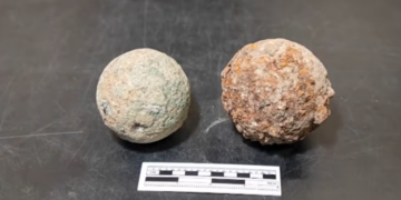 Alamo Archeologists Strike Gold Twice: Second Historic Cannonball Unearthed